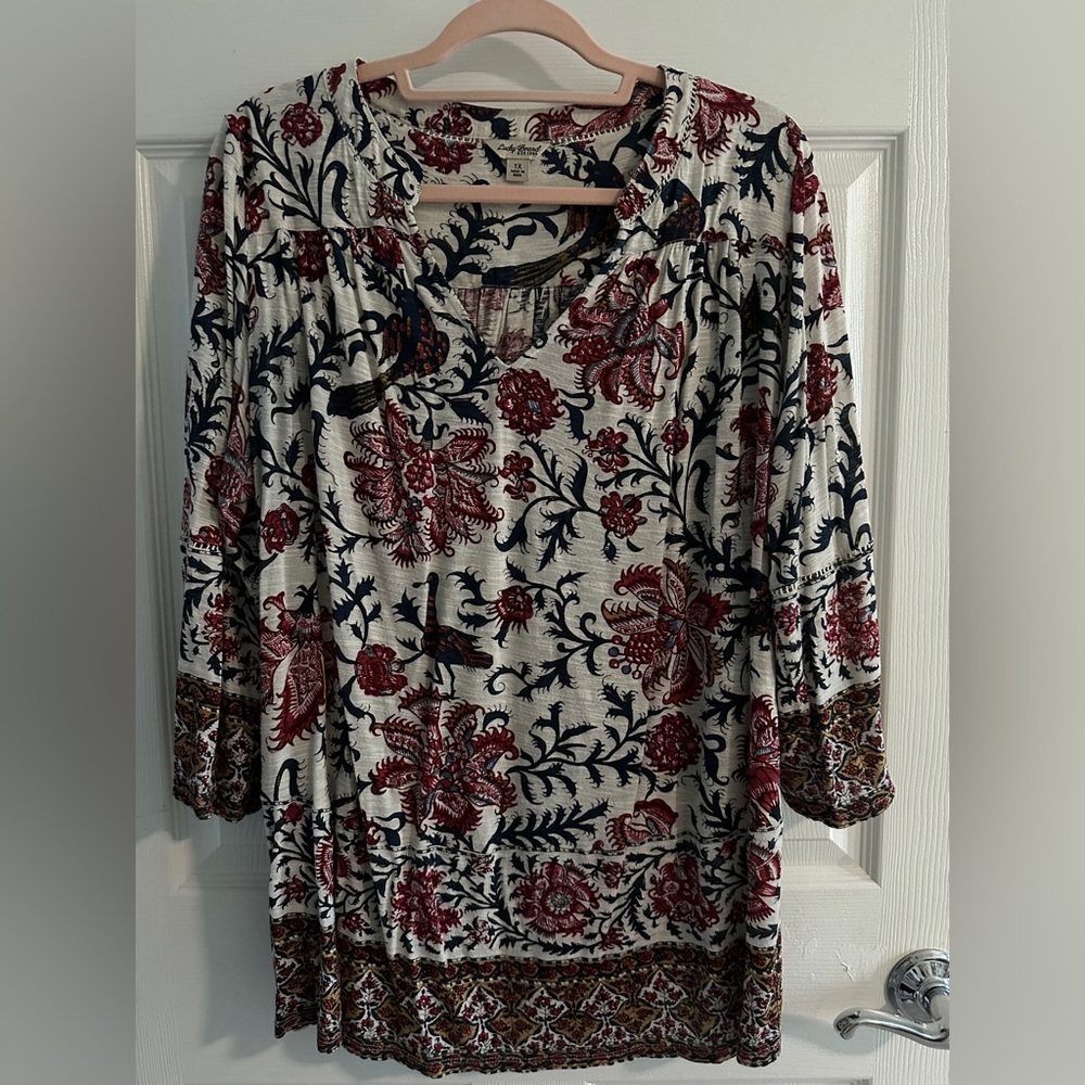 Lucky Brand Floral Blouse
